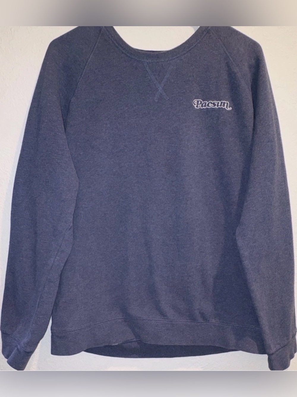 PacSun Navy Blue Crewneck Sweatshirt